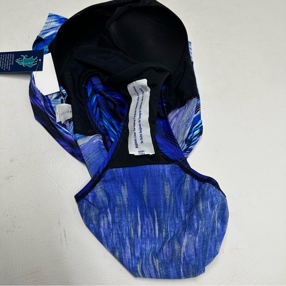 LONGITUDE Blue and Purple Women's Swimsuit SIZE 14 NWT - Picture 10 of 11